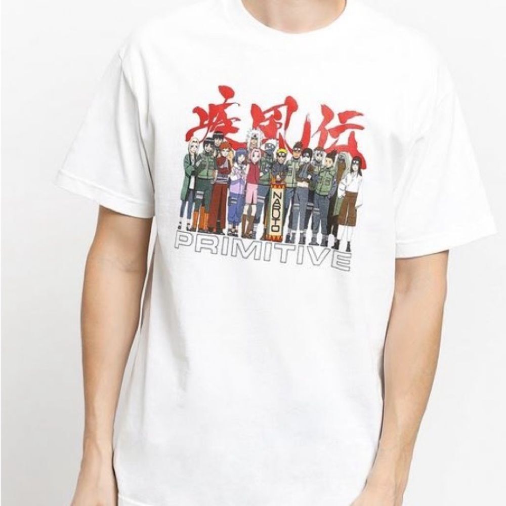 Primitive Skateboarding Apparel Men's x Naruto Shippuden Leaf Village T-Shirt